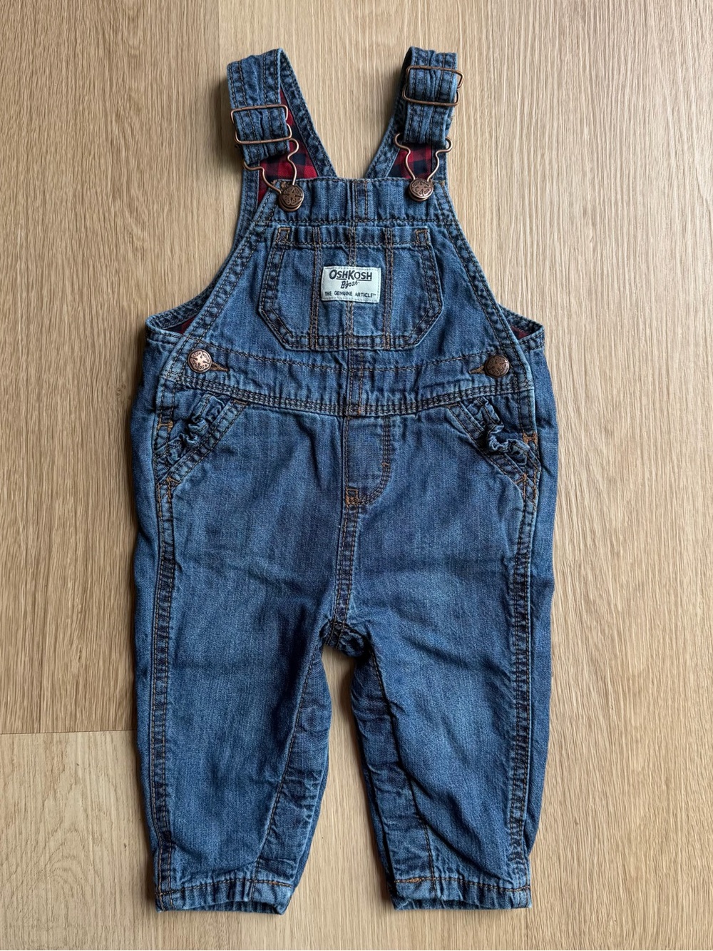 OshKosh B'gosh Toddler Denim Overalls - Blue 6M